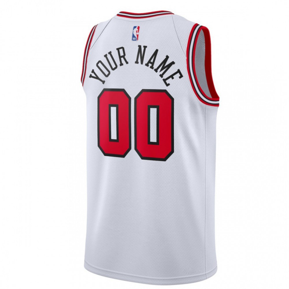 Chicago Bulls Youth Swingman Custom Jersey White - Association Edition-Pro Kit Vault | Brand New 26/27 Sports Jerseys
